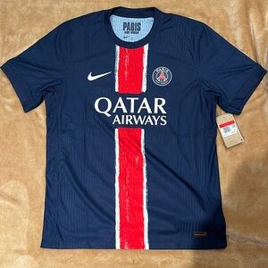 Paris Saint-Germain Navy Soccer Jersey